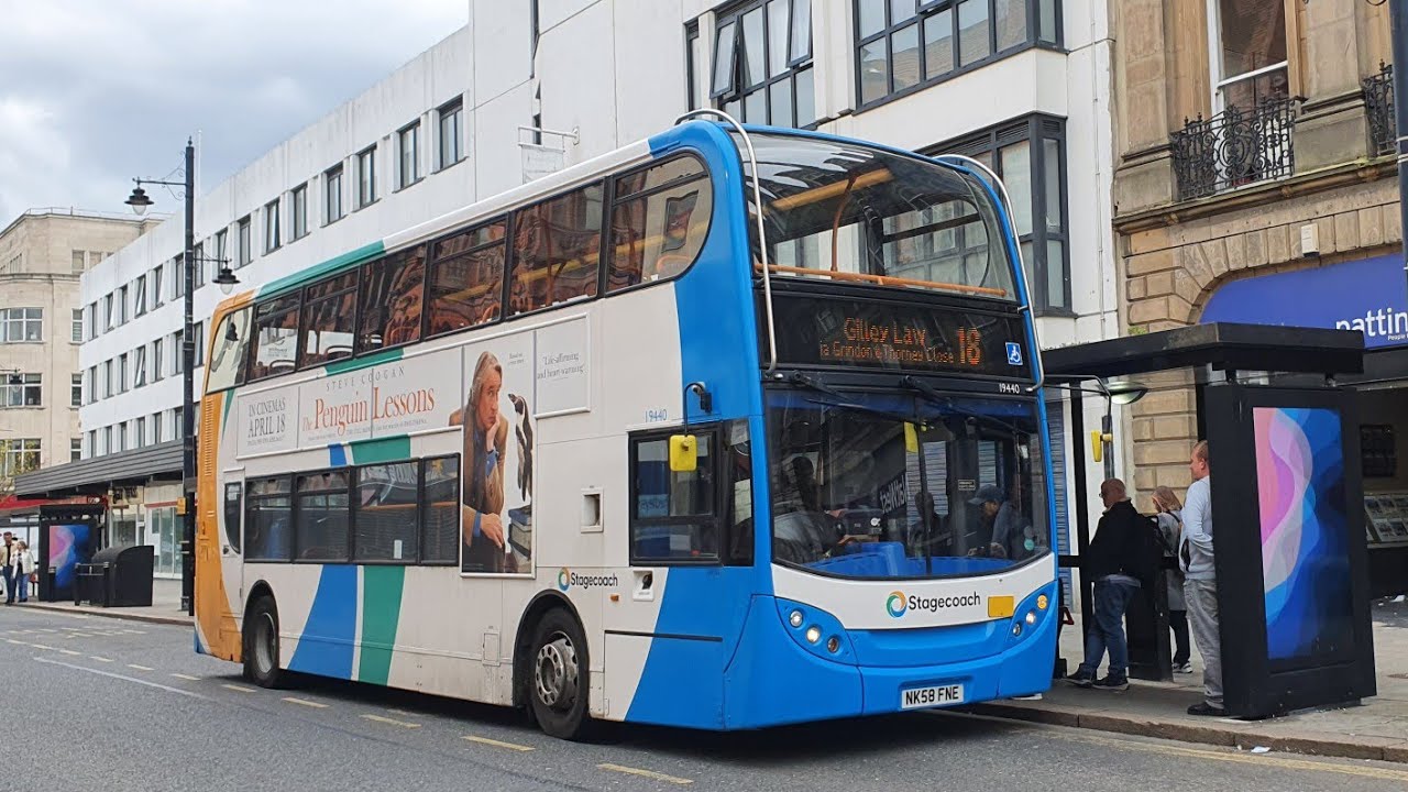 Sounds Decent: Route 1 | NK58FNE/19440 - Stagecoach North East: Dennis Trident 2/ADL Enviro 400