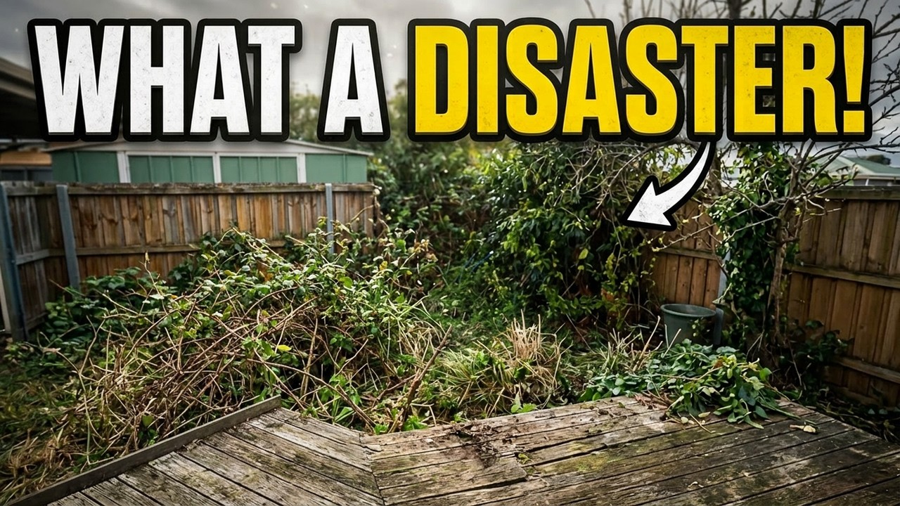 I Spent 13 Hours Cleaning This 20-Year-Old Jungle!
