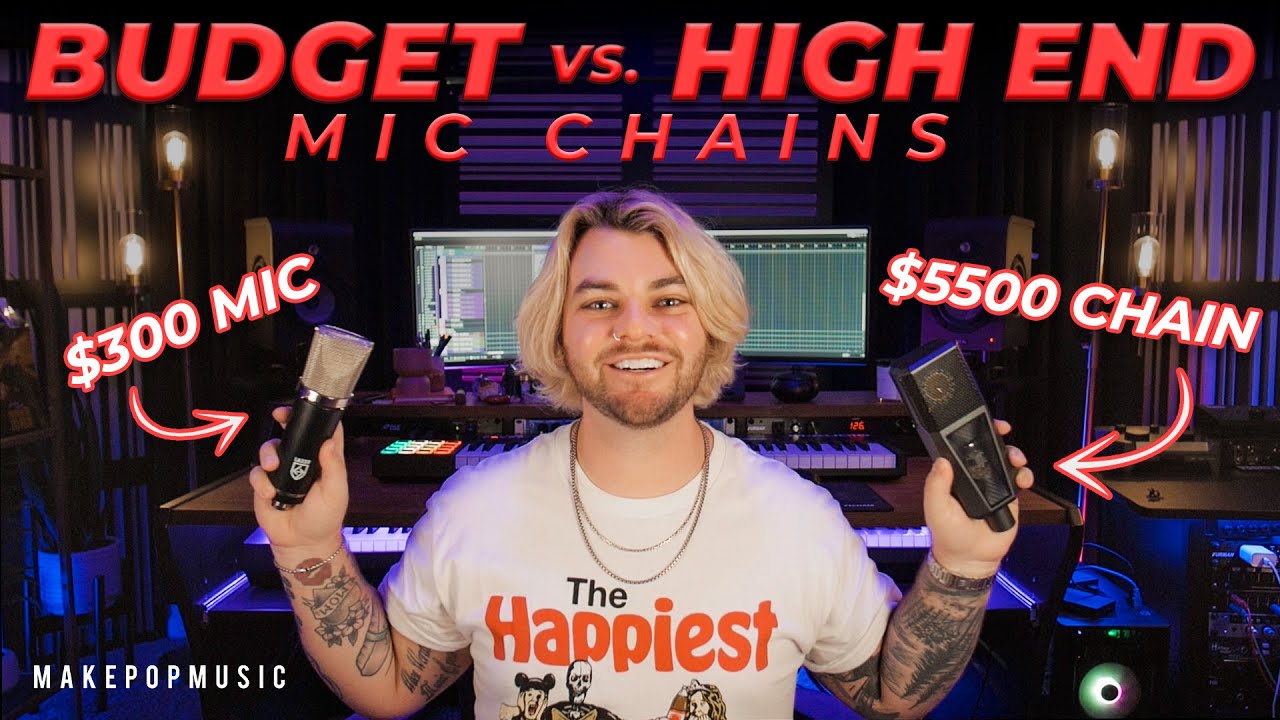 Микрофонная цепь за 550 долларов против микрофонной цепи за 5500 долларов! (4 микрофонные цепи за...