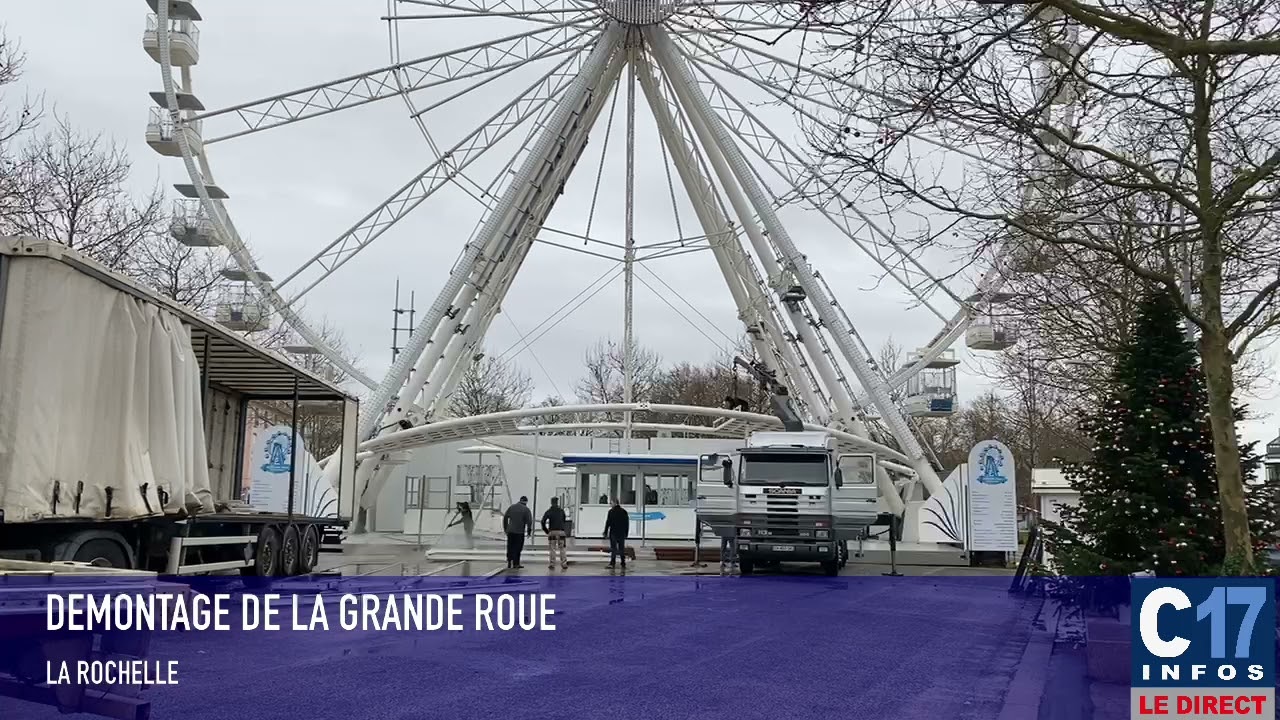 La Rochelle démontage de la Grande Roue