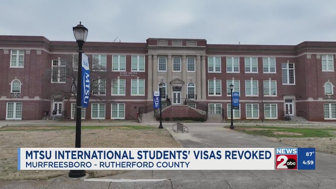 Visas of international students at MTSU revoked