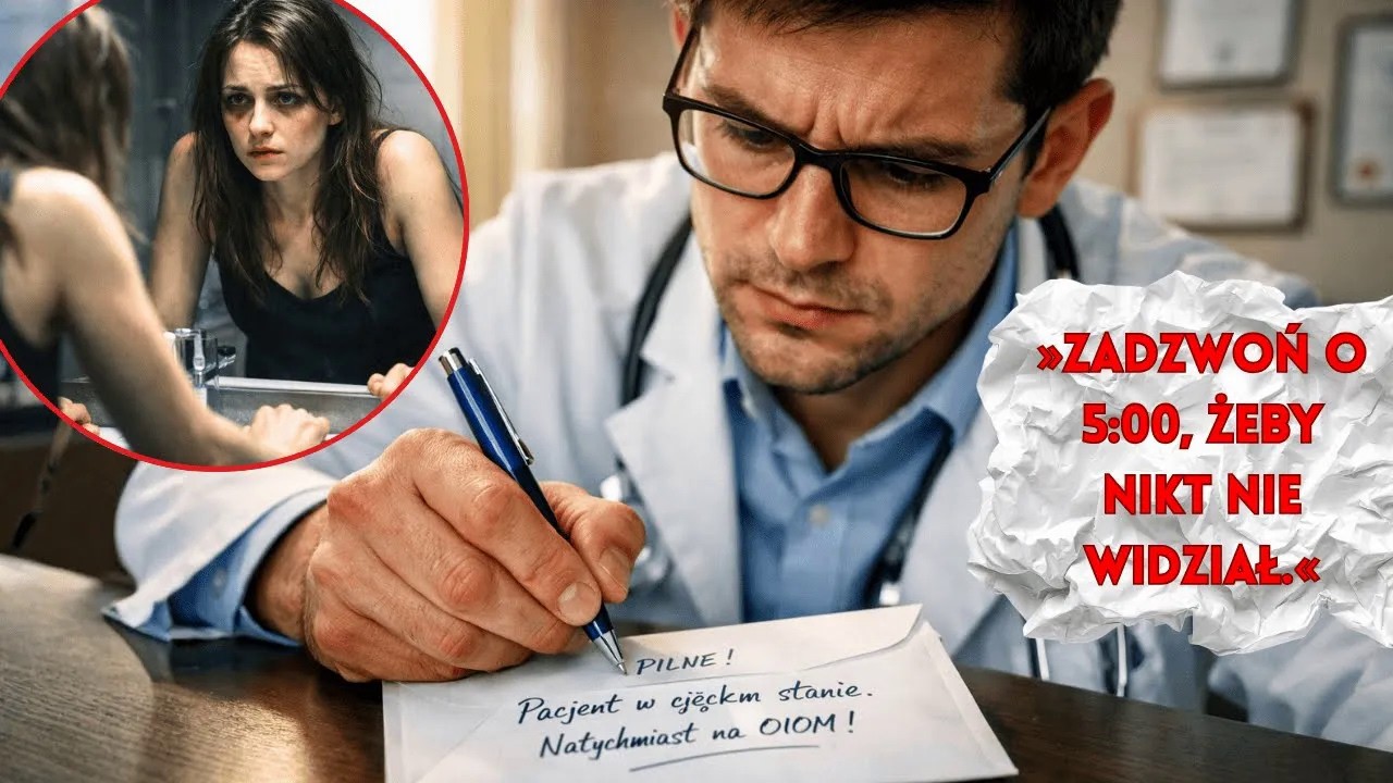 Lekarz podał mi wynik, napisał coś z tyłu i powiedział: »Zadzwoń o 5:00, żeby nikt nie widział.«