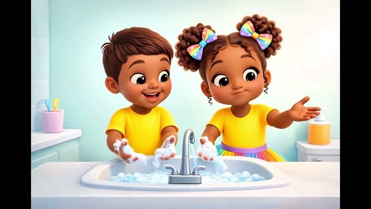 Wash Your Hands Song for Kids | Fun Hygiene Nursery Rhyme (Ages 2–6)