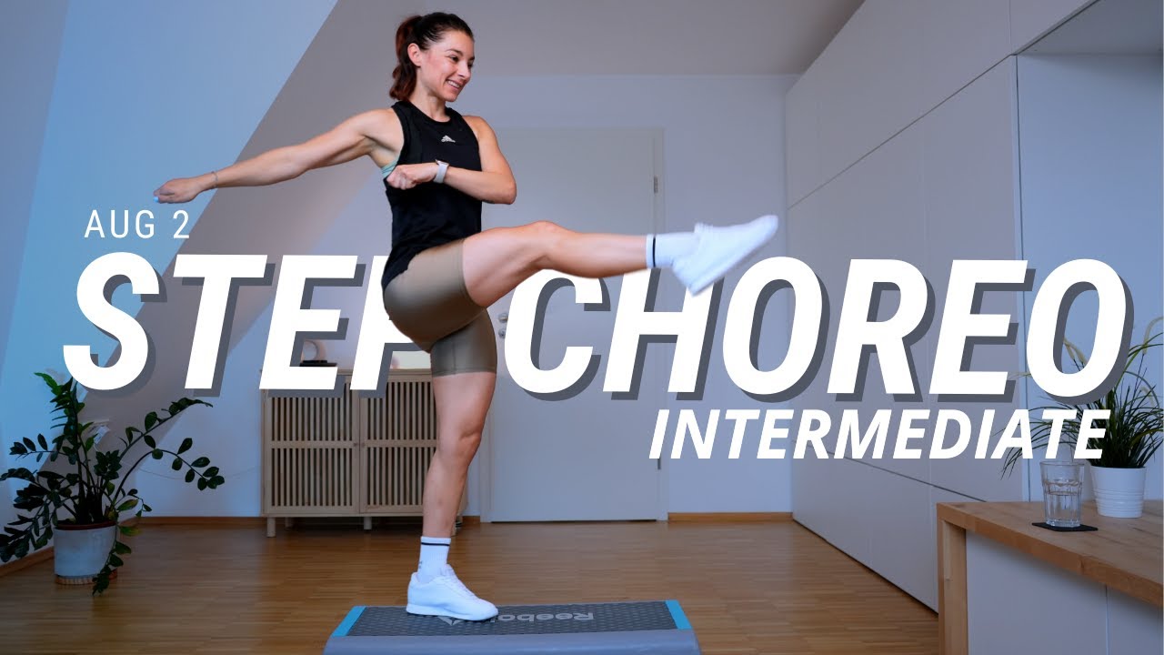 Step Choreo Intermediate | Step Aerobic | mit Arme | 130 bpm | 30 Minuten | Aug/Sep 2