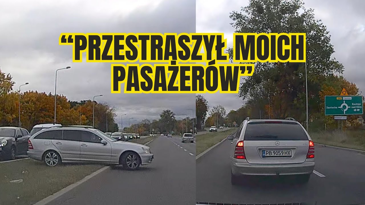 Bułgarska jazda mercedesem w Gorzowie Wielkopolskim