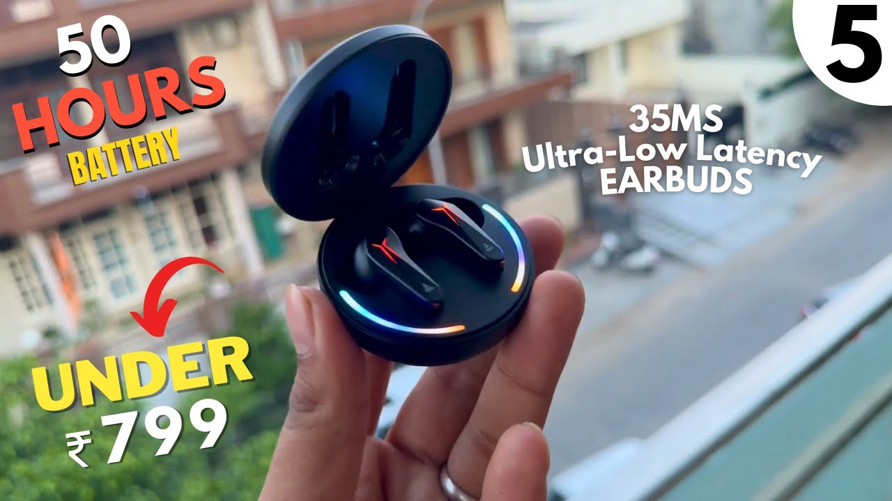 Top 5 Best Gaming Earbuds Under 1000🔥35ms Ultra-Low Latency🔥Best Gaming Earbuds Under 1000 in 2024