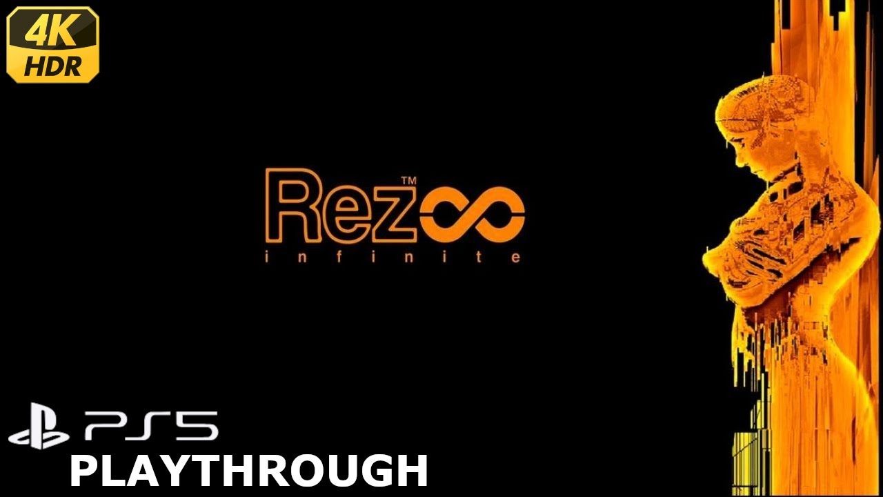 Rez Infinite - Area 1 - PS5 4K 60FPS Gameplay (Play at Home)