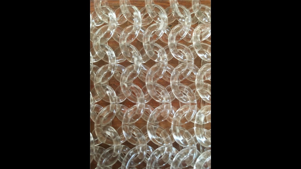 Making Glass Chainmail, Medieval Ring Armor (Glassblowing)
