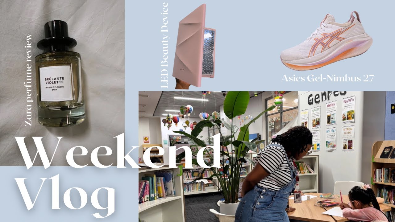 #Vlog| Zara Perfume| Beauty Device | Asics Gel-Nimbus 27| Color Graded with Dehancer Film Emulsion