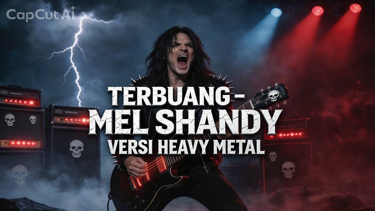TERBUANG - MEL SHANDY VERSI HEAVY METAL. (Cover musik by. Suno Ai) 