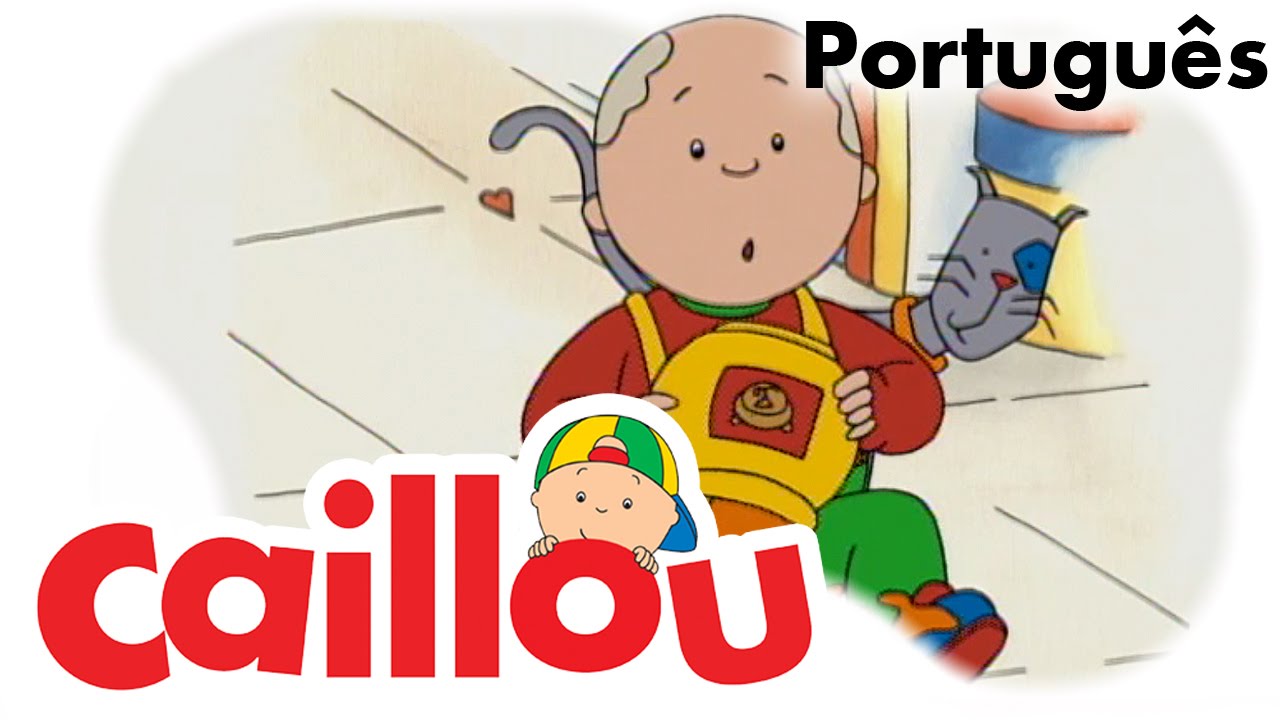 CAILLOU PORTUGUÊS -  Caillou faz biscoitos (S01E01)
