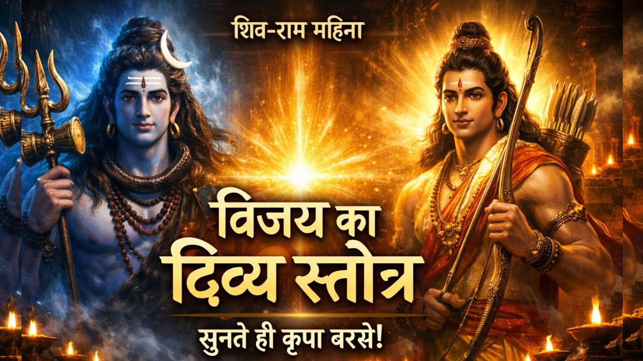 श्री शिवरामाष्टक स्तोत्र | शिव-राम की अद्भुत महिमा | विजय और कृपा प्राप्ति का दिव्य स्तोत्र