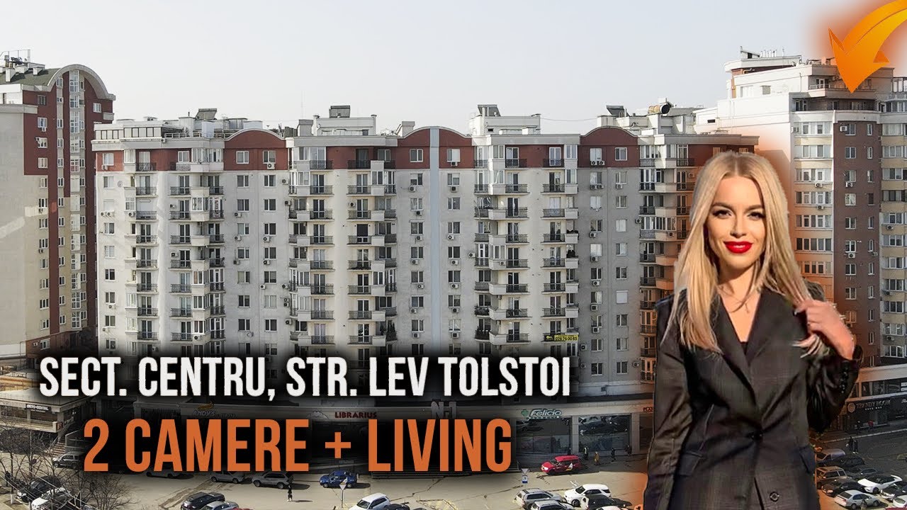 Apartament de vanzare 2 camere+living. Basconslux, Centru, str. Lev Tolstoi | AccesImobil