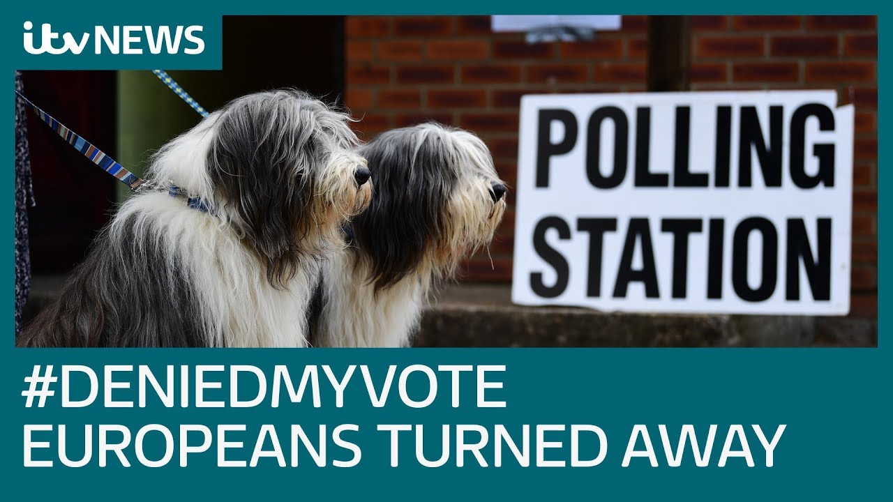 European voters turned away from UK polling stations | ITV News