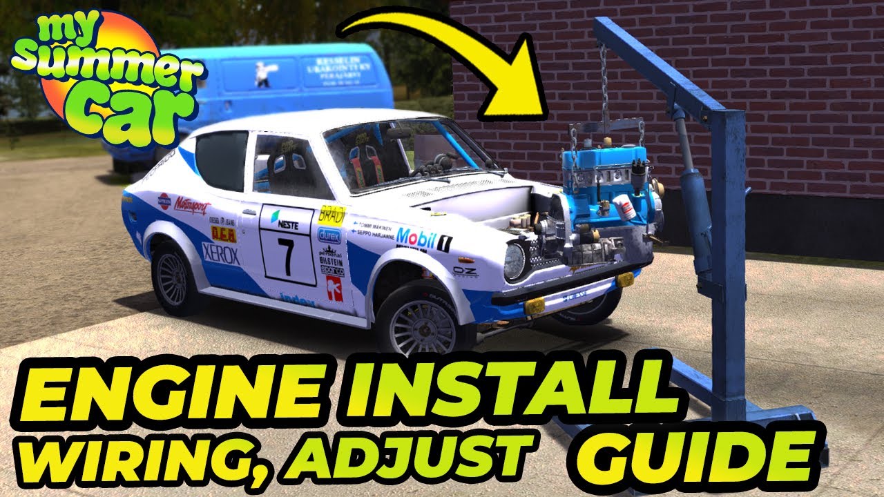 ENGINE INSTALL, WIRING and ADJUSTMENT Guide! | My Summer Car