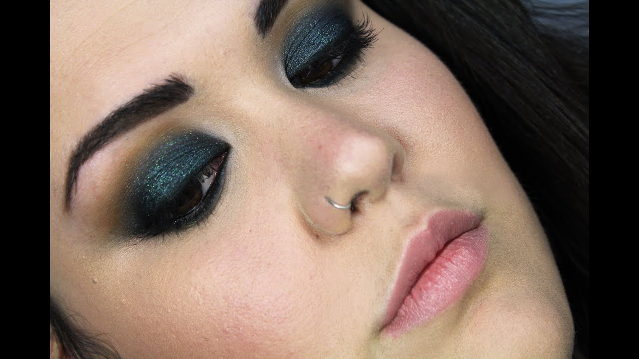 Ahumado en Verde || Potencia sombras con Glitter Glue ||