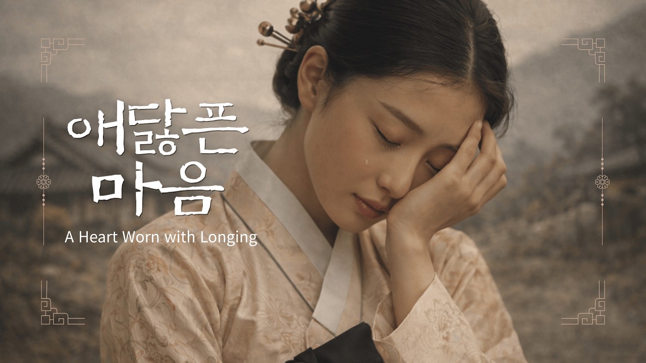 애닳픈 마음 | 아리랑 계보의 노래 | Arirang Folk Trot | 가사 자막 포함 (lyrics KR/EN)