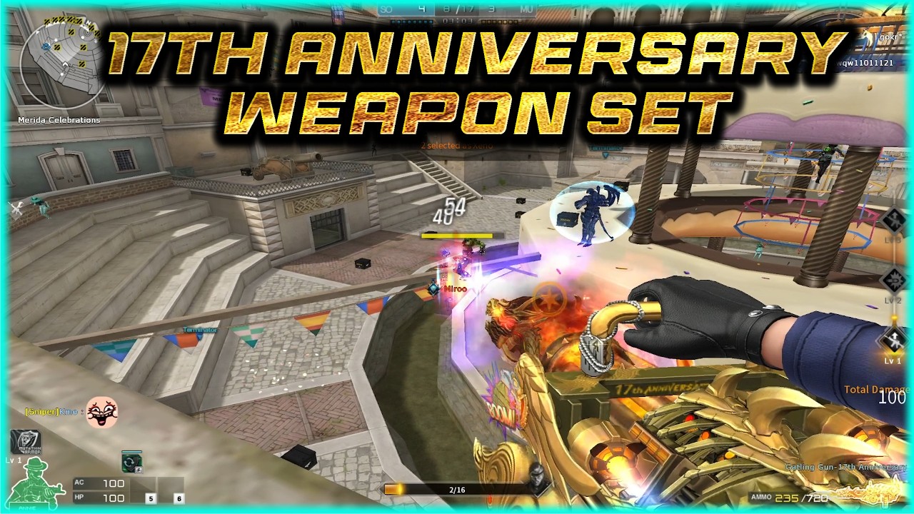 17TH Anniversary Weapon Set | NEW MAP Merida Celebrations | Crossfire West