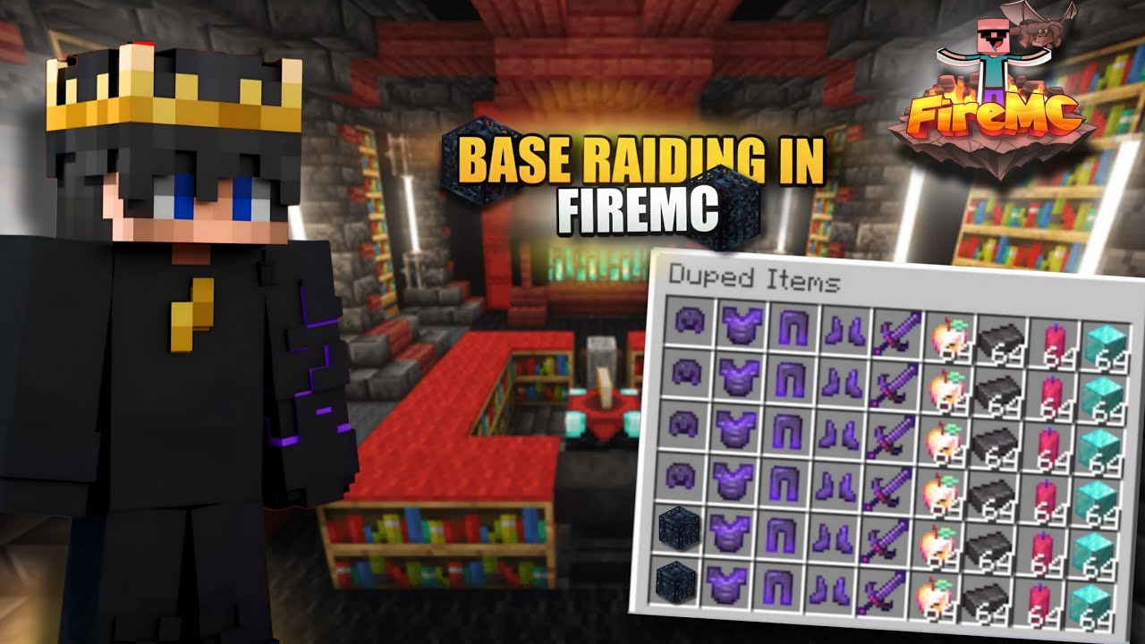 I got 300+ spawners in Fire MC while raiding a base #firemc #laptasmp
