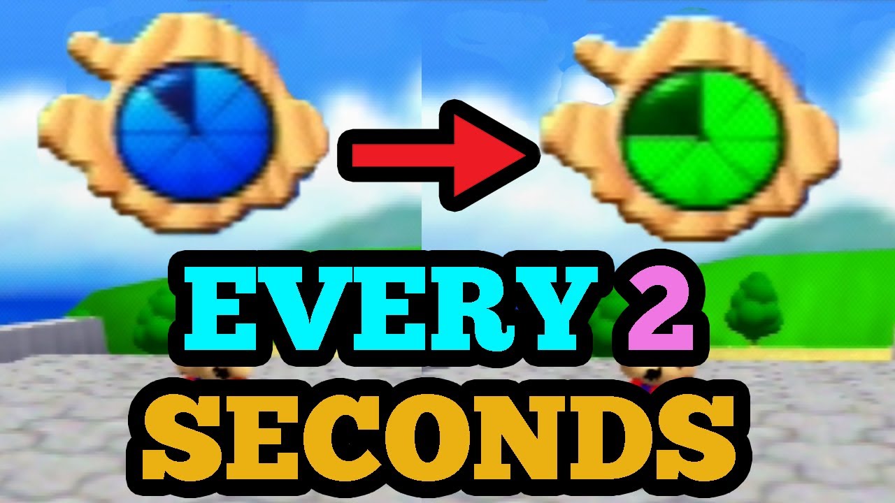 Can Super Mario 64 be beaten if Mario is always taking damage?
