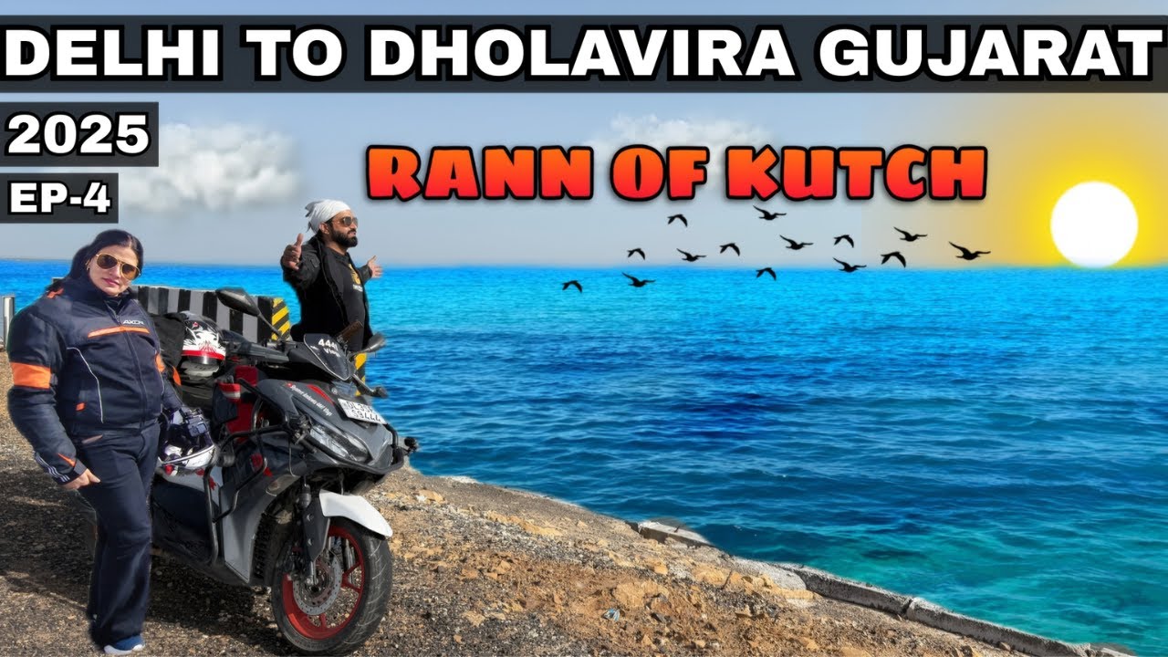 EP-4Pahunch Gaye Road to Heaven Rann of Kutch Dholavira Village Gujarat India`s largest white desert