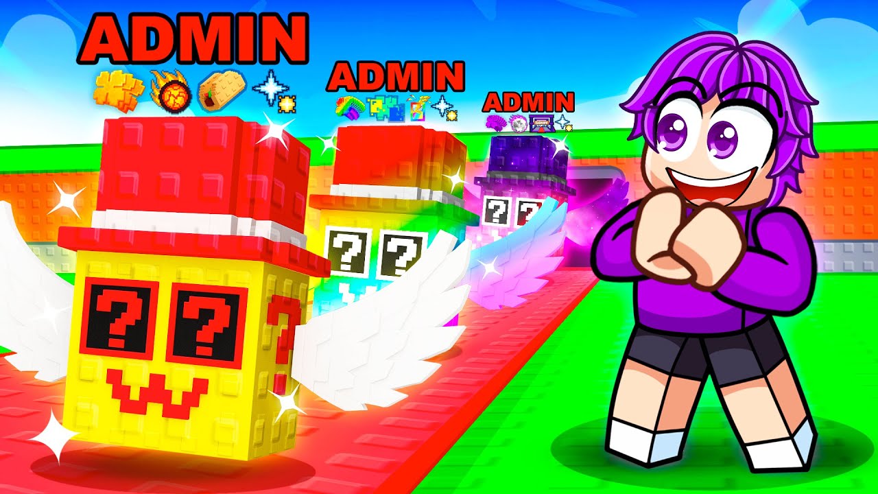 Steal a Brainrot OWNER Gave Me Infinite ADMIN LUCKY BLOCKS...
