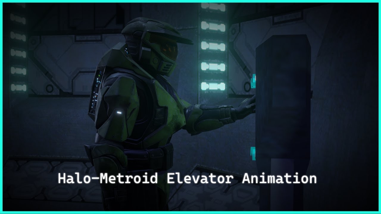 Halo Metroid Elevator - Halo CE-Metroid Blender Animation