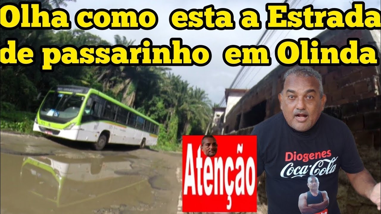Olha que aconteceu na estrada de passarinho em Olinda. 