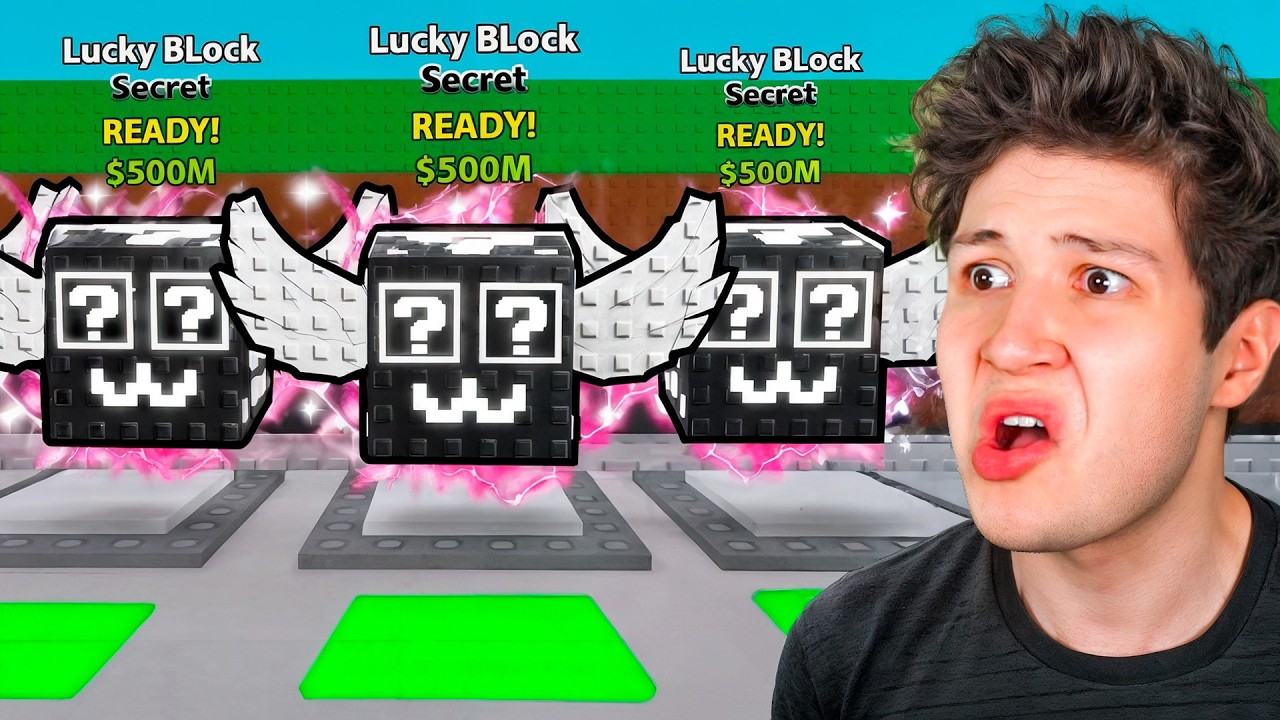 ABRIENDO 100 LUCKY BLOCKS SECRETOS! 🦈❔ (Steal a Brainrot)