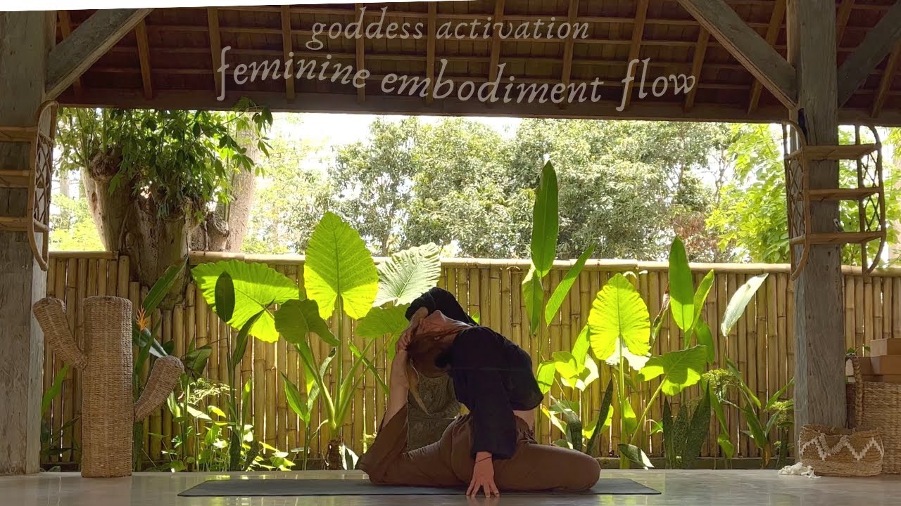 goddess activation ~ feminine intermediate/advanced flow with affirmations  | 30 min