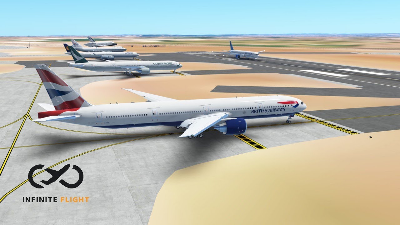 Infinite Flight | Training Server | EGLL - EGGD | Tutorial with all procedures