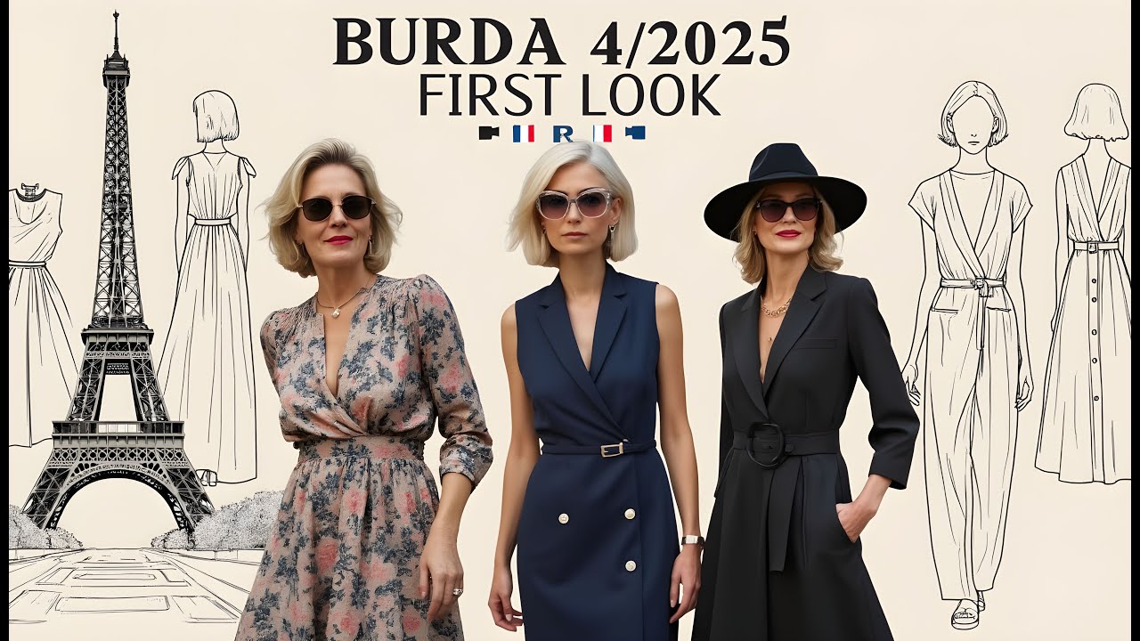 First Look: Burda Style 4/2025 Collection –  Chic, Modern &  Timeless