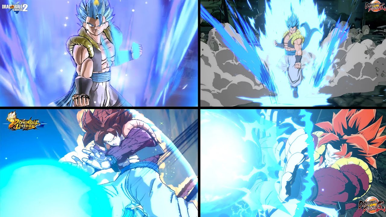 DBS Gogeta & SSJ4 Gogeta Specials/Ultimate's COMPARISON!| DBXV2 VS DB FighterZ VS DB Legends