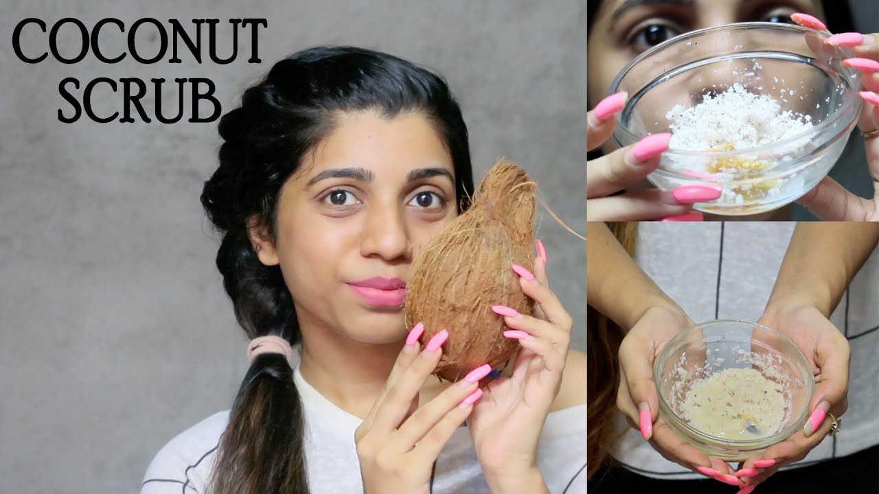 DIY COCONUT SCRUB || SURABHI PISAL