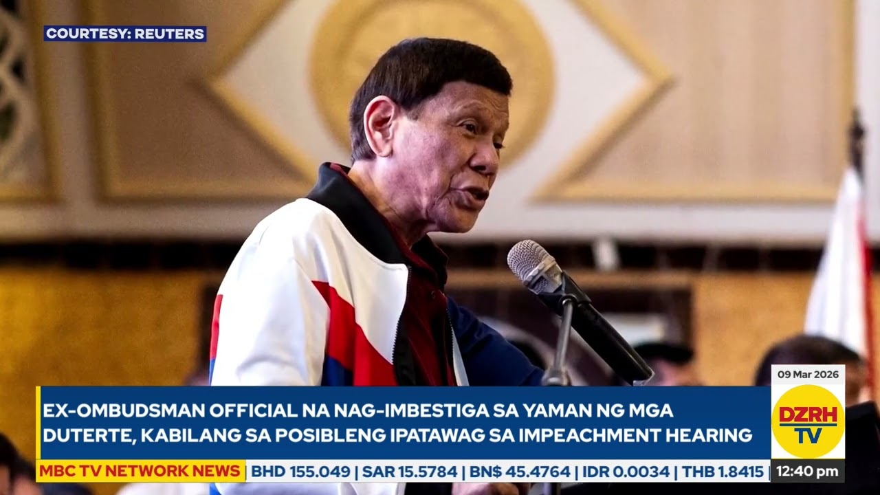 Ex-Ombudsman official na inimbestigahan ang mga Duterte, posibleng ipatawag sa impeachment hearing
