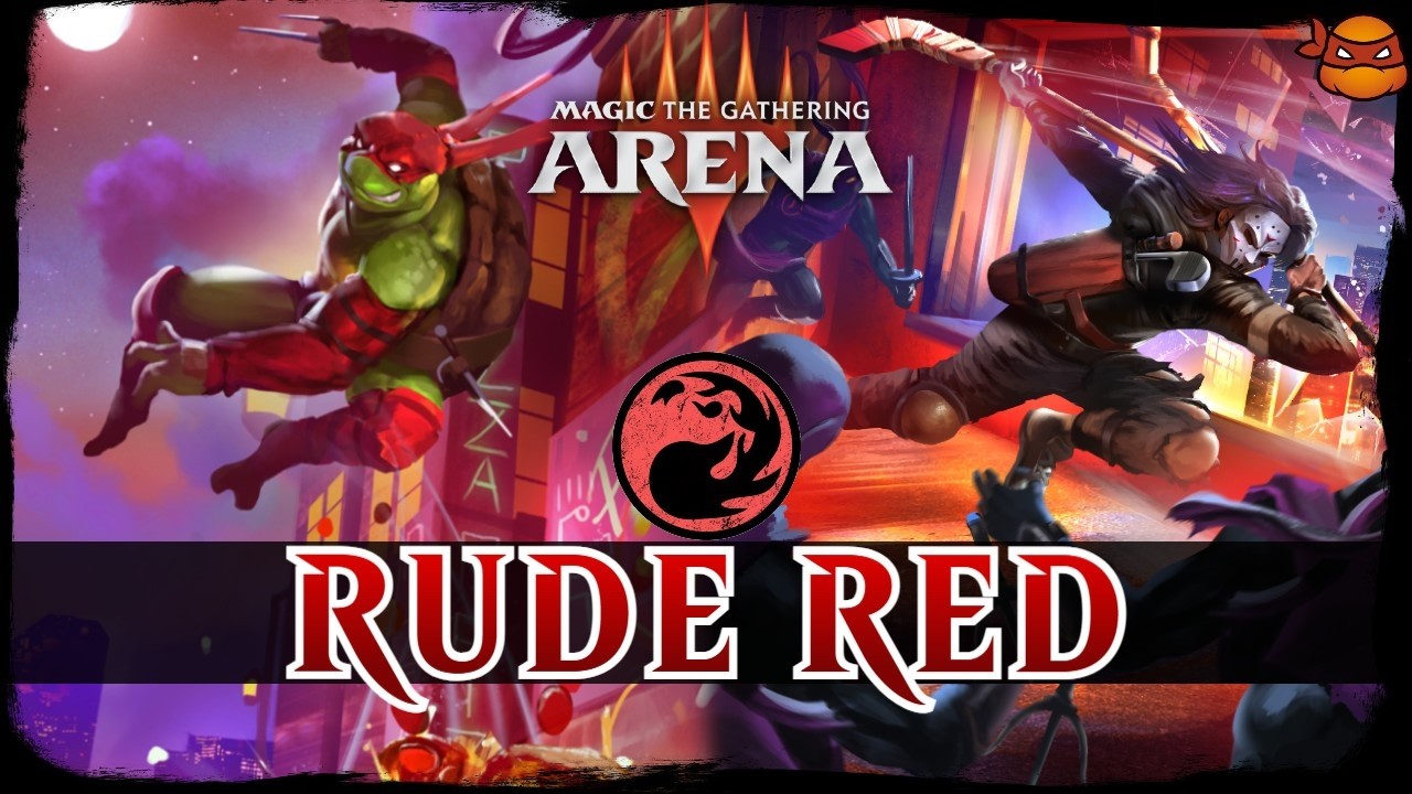 COOL BUT RUDE | MTG Arena Mono Red Burn Discard Casey Jones Combo TMNT Standard Deck