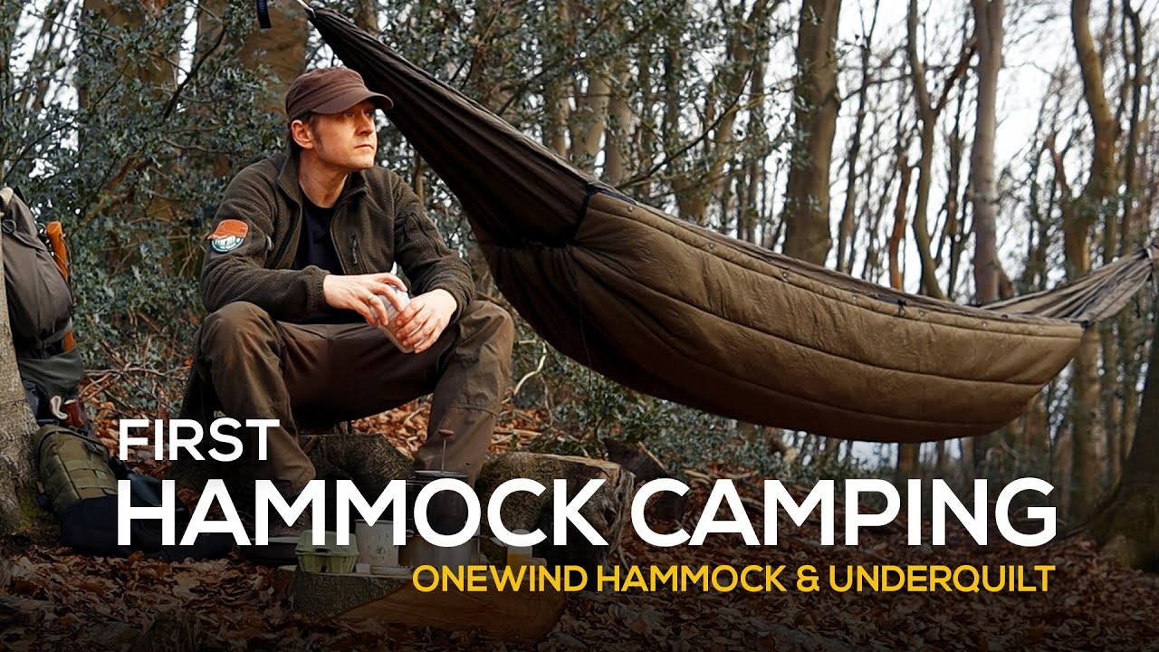 First Hammock Overnighter / onewind double layer hammock with underquilt / solo / without words