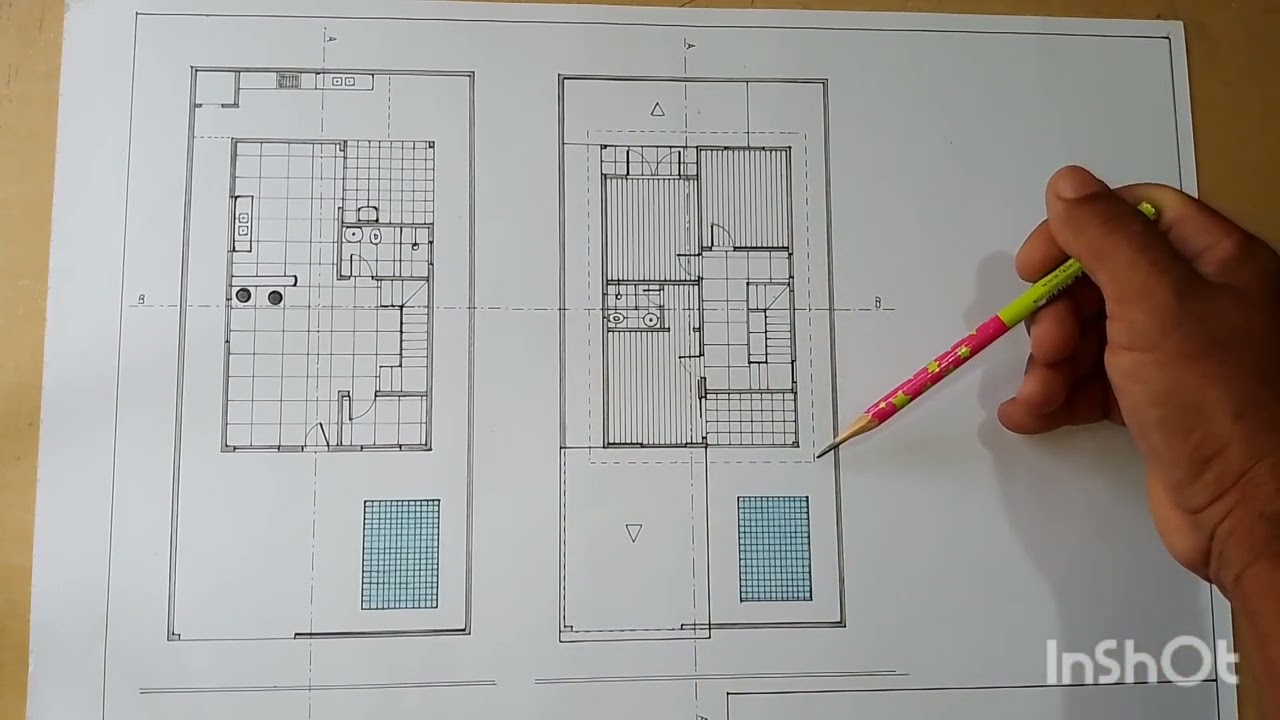Elaboração de plantas Arquitetónica em folha A3. aula 1