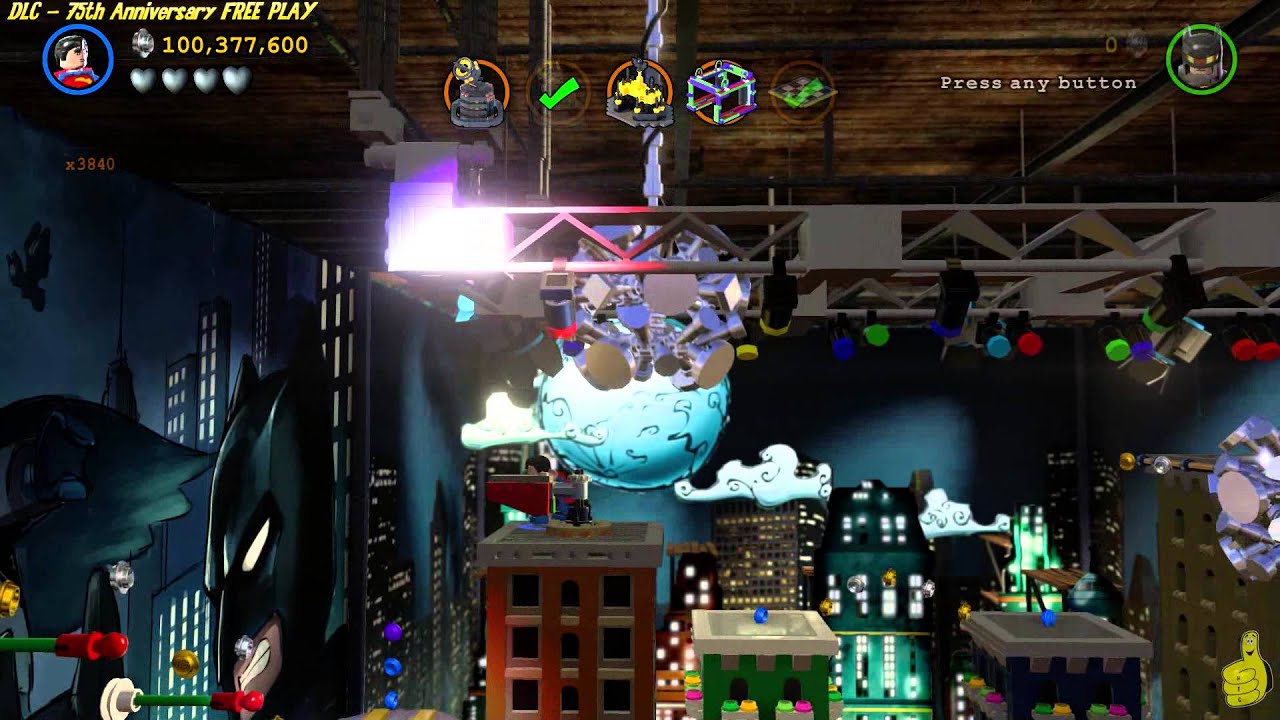 Lego Batman 3 Beyond Gotham: 75th Anniversary (DLC) БЕСПЛАТНАЯ ИГРА (все 10 мини-наборов) - HTG