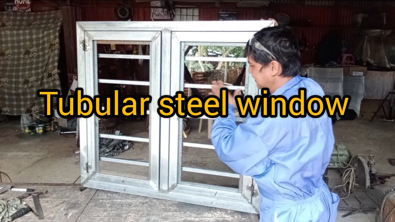 How to make tubular Butterfly Steel Window