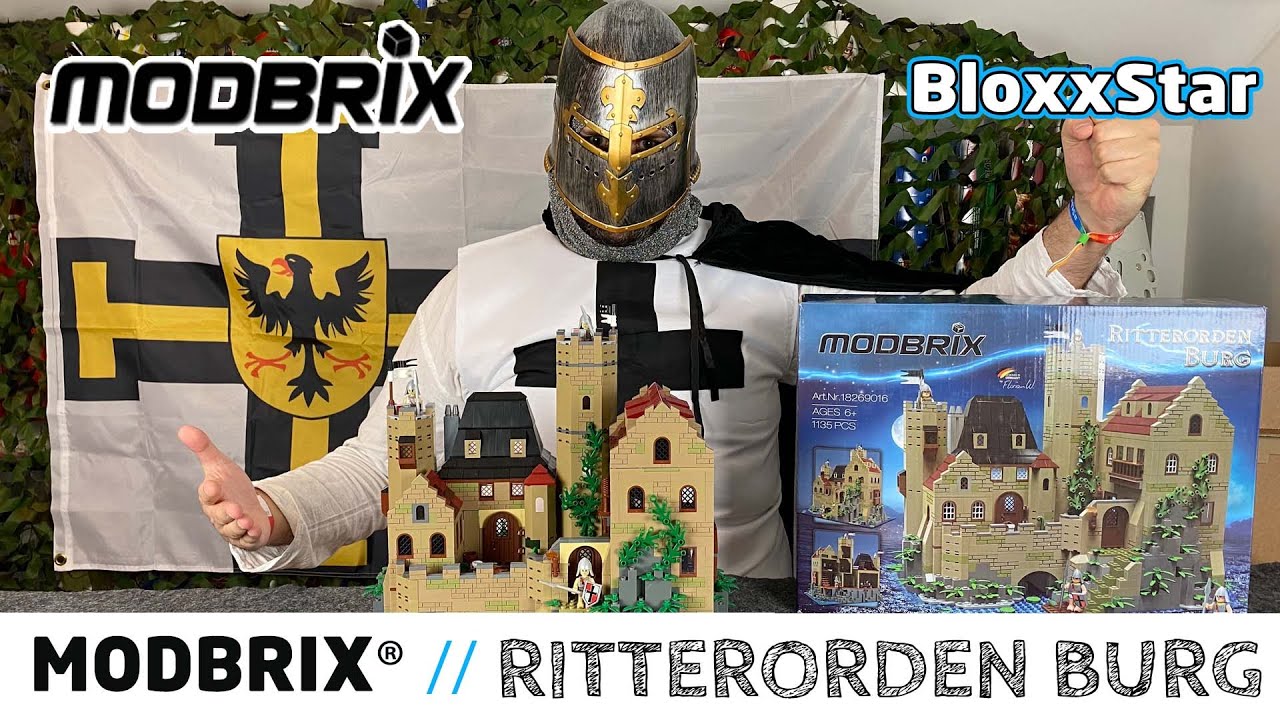 MODBRIX® 18269016 🏰 RITTERORDEN BURG / WASSERBURG |▶️| Speed Build, Fakten, Review, Fazit | 4K 🎥 |🖖