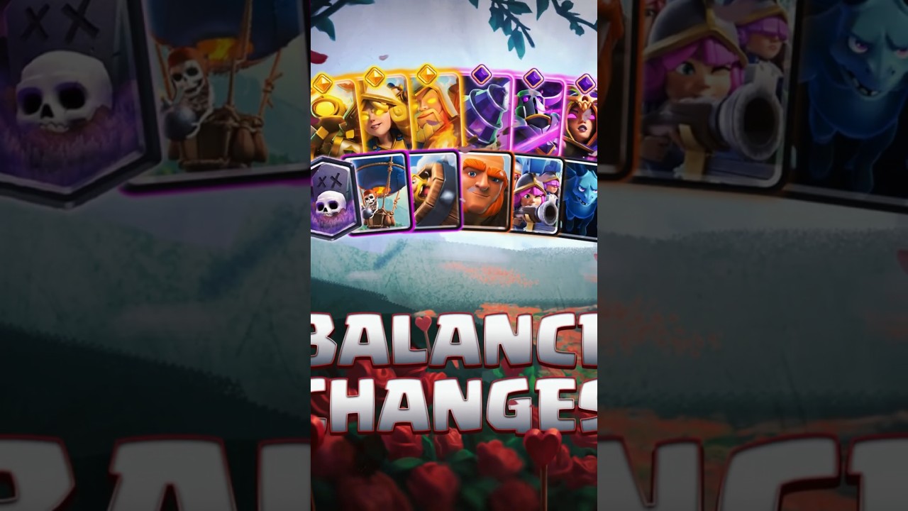 O BALANCEAMENTO da temporada 80 do #clashroyale #supercell #shorts