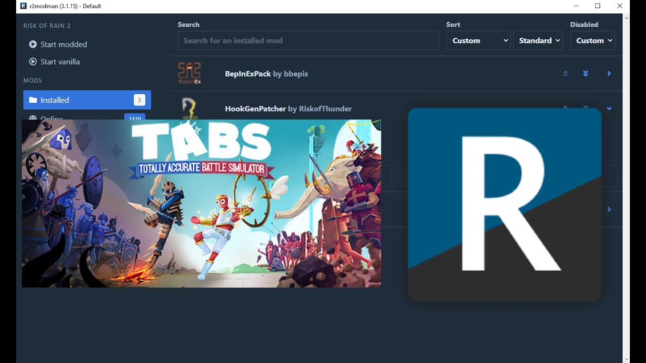 como instalar mods a Totally acurrate battle simulator (fácil y rápido).