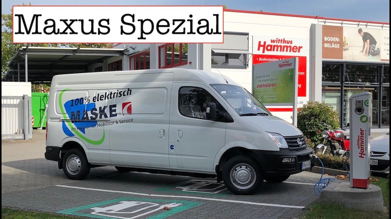 Maxus Spezial - Neues E-Nutzfahrzeug f&uuml;r die Witthus Hammer Flotte