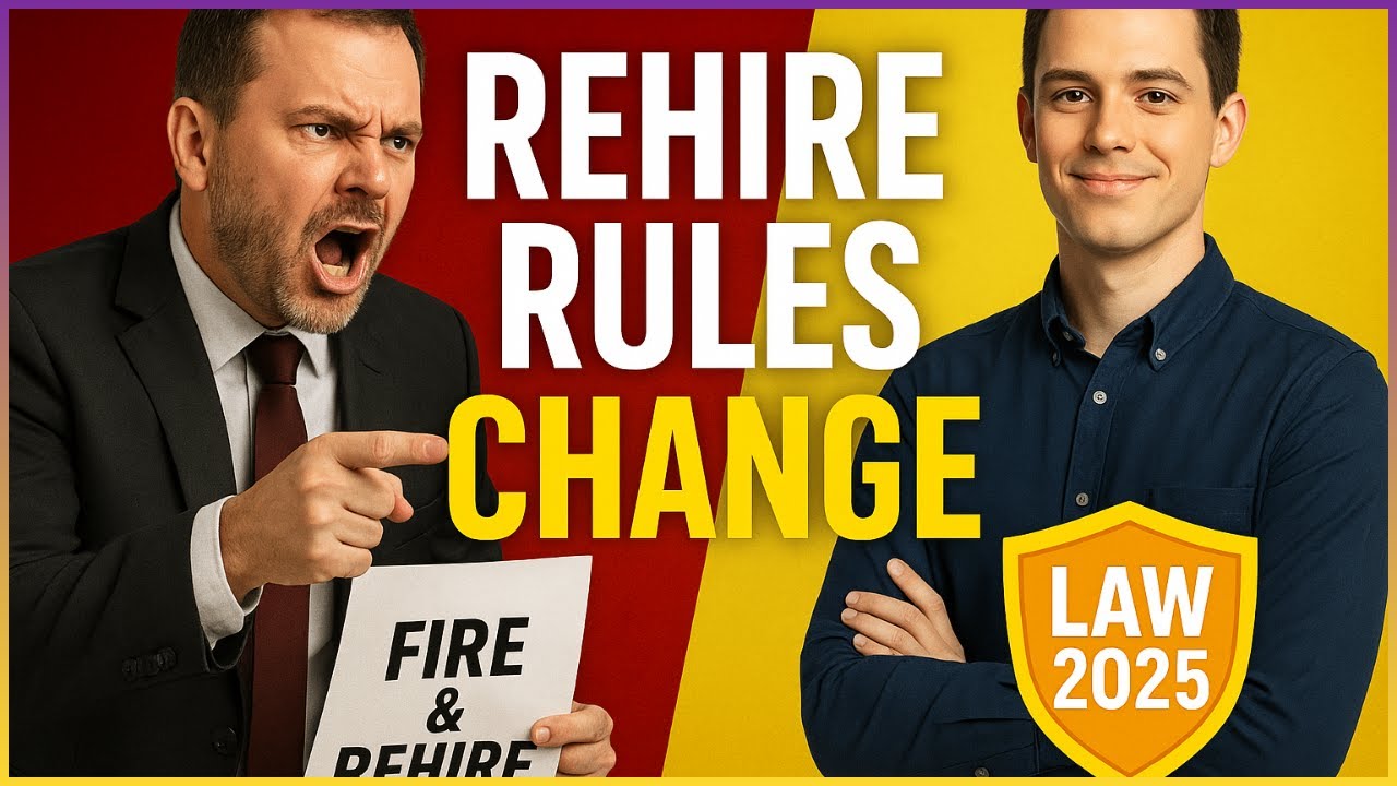 Fire & Rehire BANNED? The 2025 UK Law Explained