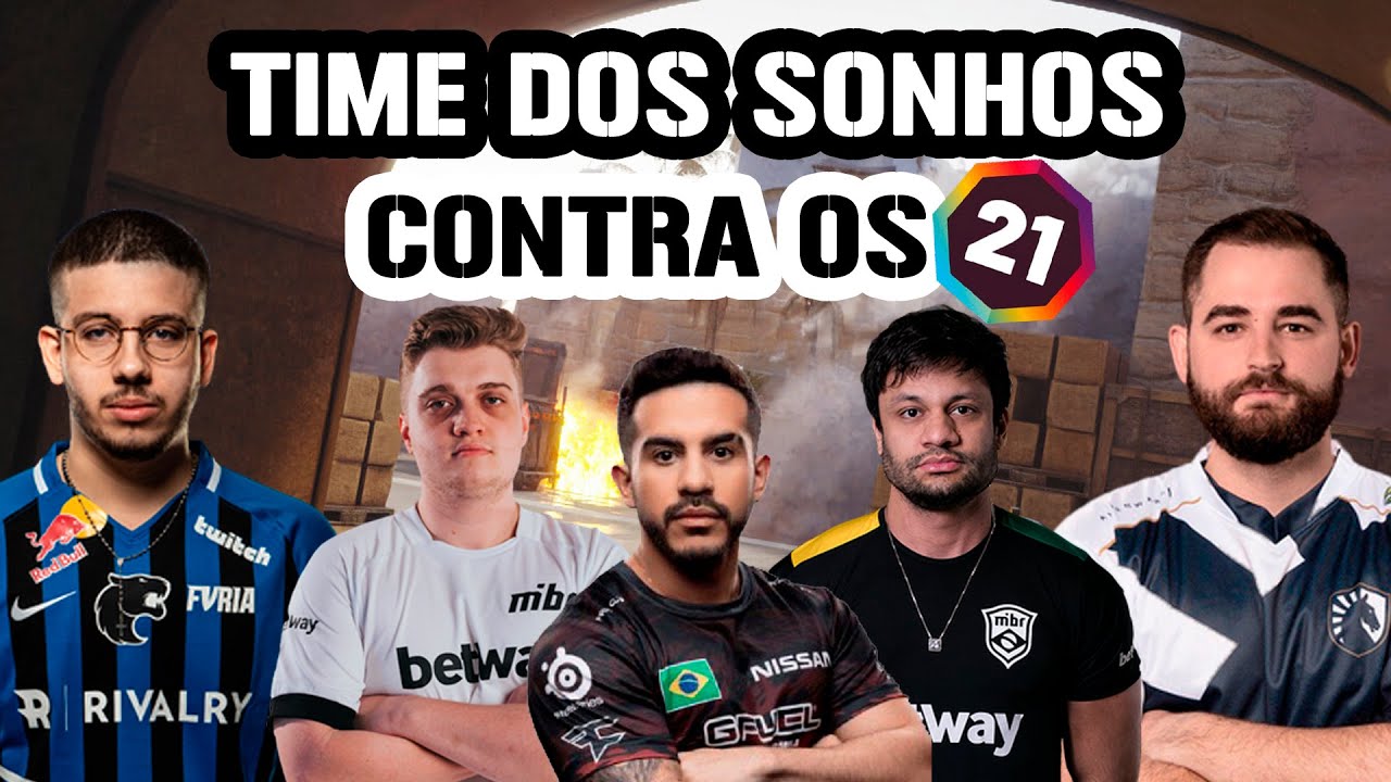 FALLEN, KSCERATO, COLDZERA, FER & BOLTZ contra os level 21 GC [TIME DOS SONHOS]