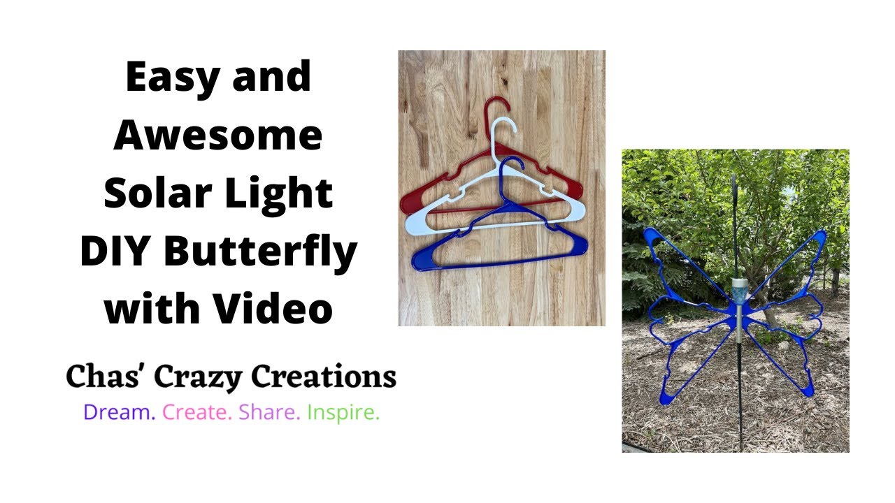 Easy and Awesome Solar Light DIY Butterfly