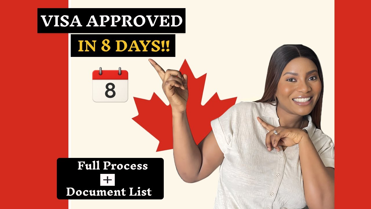 How I Got my Canada Visa in Just 8 DAYS! From Nigeria | Step-by-Step Process & Tips