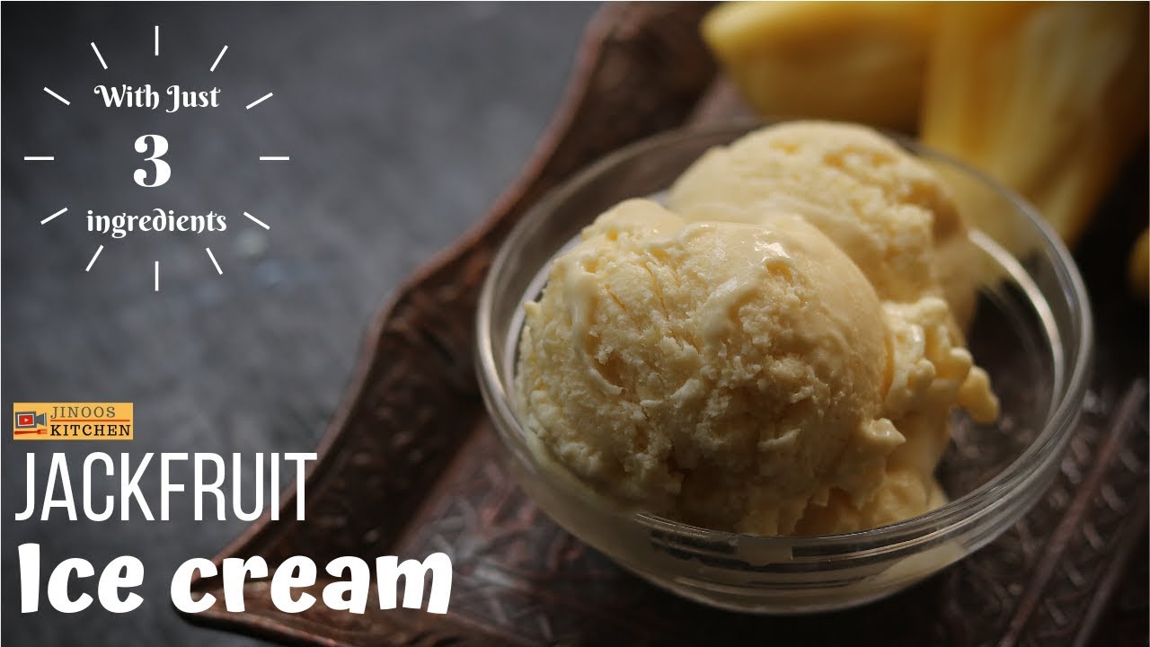 jackfruit ice cream recipe | Homemade easy Jackfruit Icecream recipe without ice cream maker