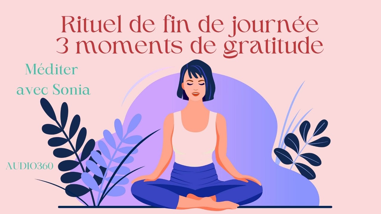 🌙 Rituel de fin de journée – trois moments de gratitude avant la nuit